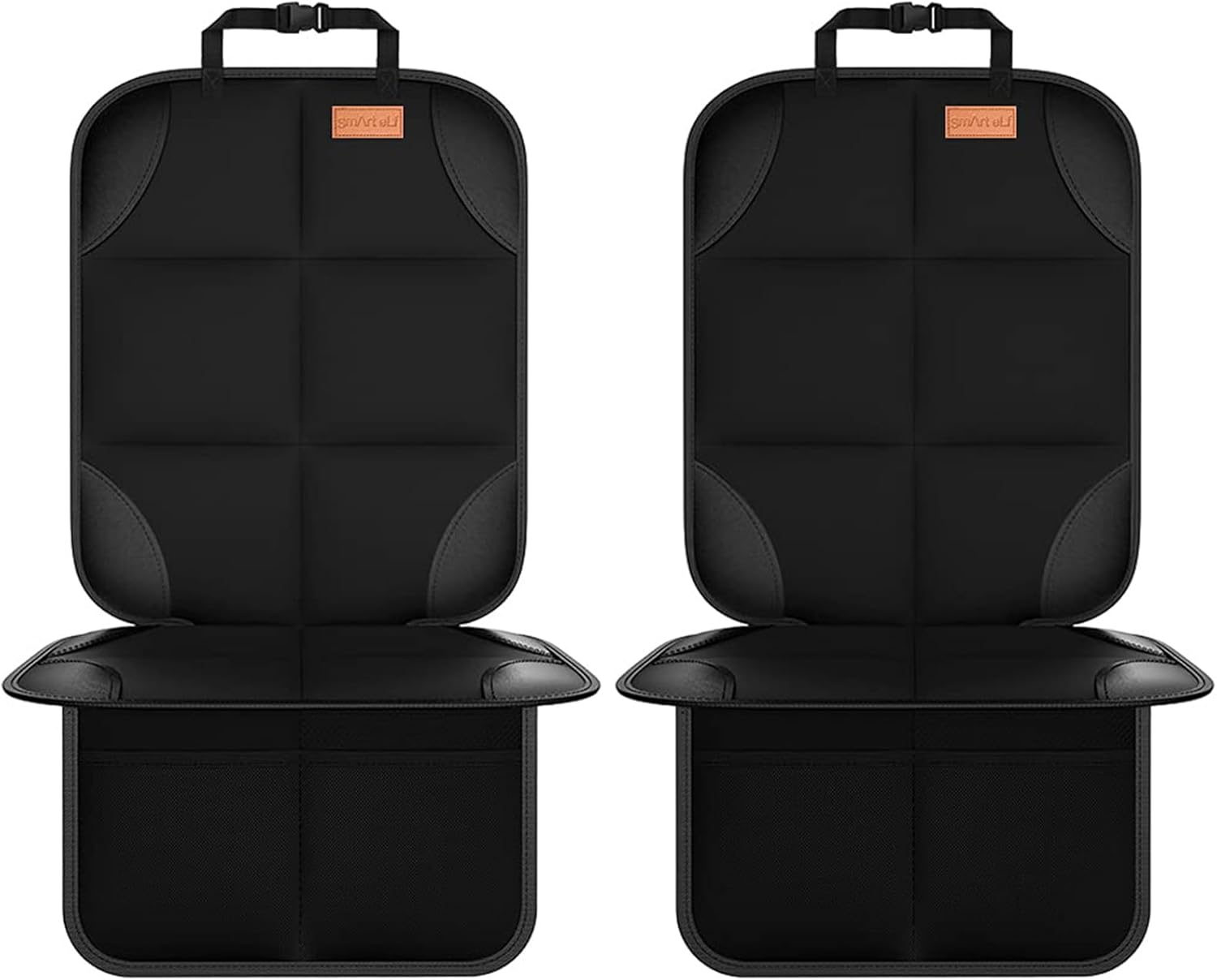 SMART ELF Car Seat Protector, 2Pack Seat Protector Protect Child Seats with Thic