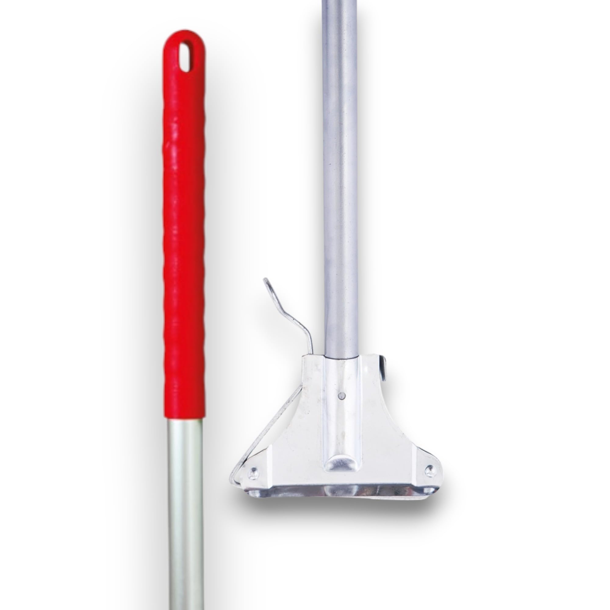 Robert Scott Powder Coated Steel Kentucky Mop Handle - Colour Coded (Red)