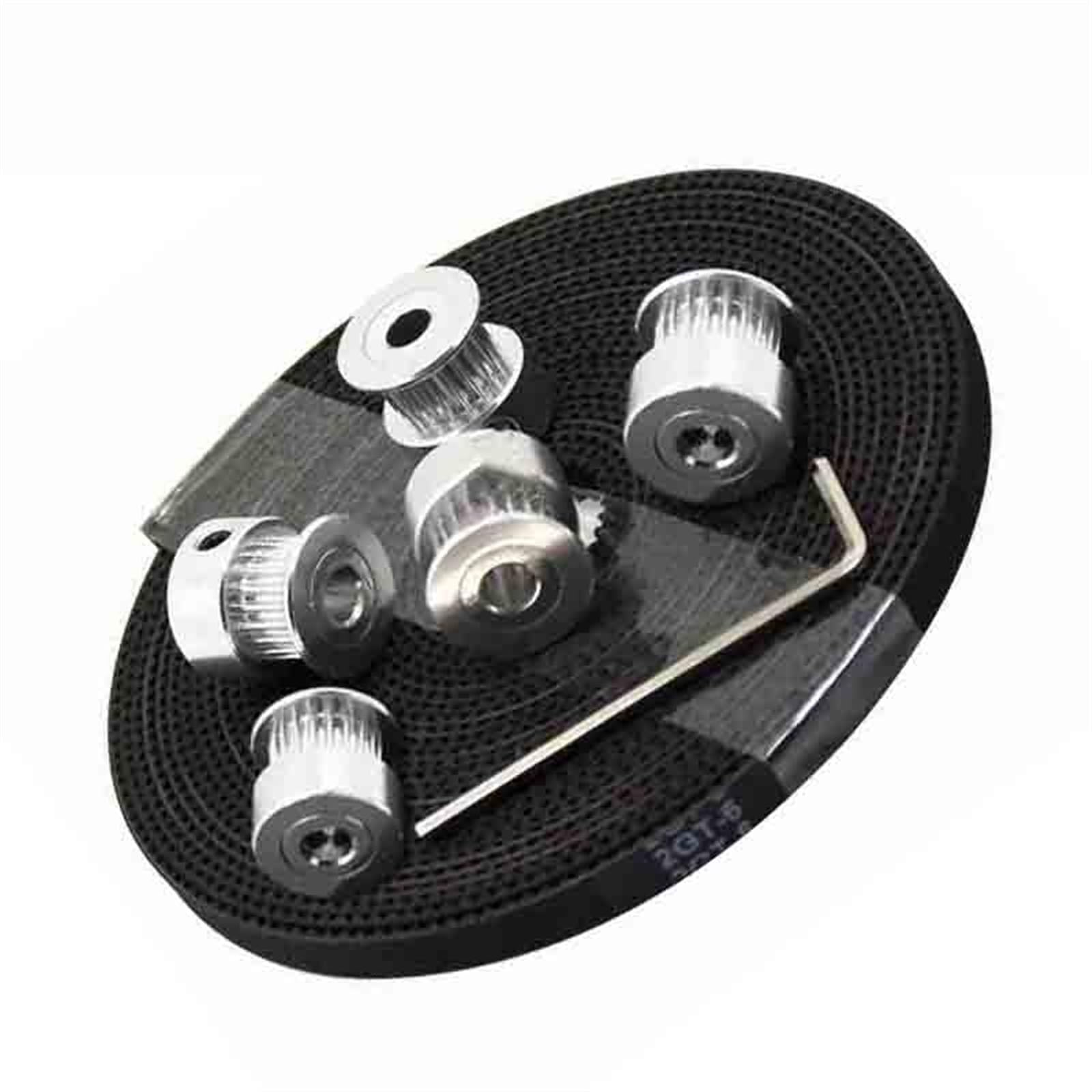 Gt2 Gürtel 20 Zähne Riemenscheibe Gt2-6mm Offener Zahnriemen Breite 6mm Gt2 Gürtel Für 3D-Drucker Pu-Stahlkerngürtel Antriebsriemen Ersatz