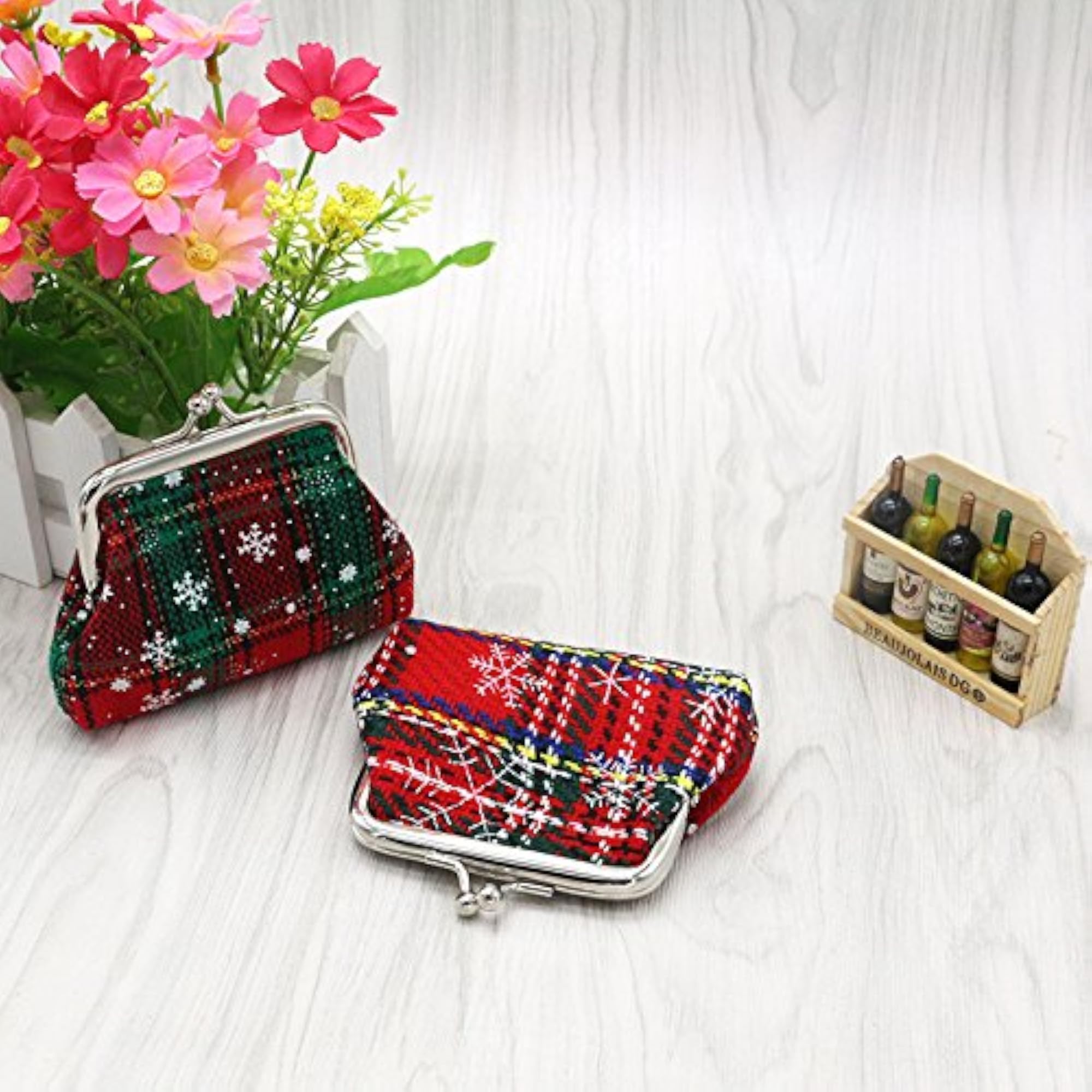 Christmas Mini Fabric Purse for Students