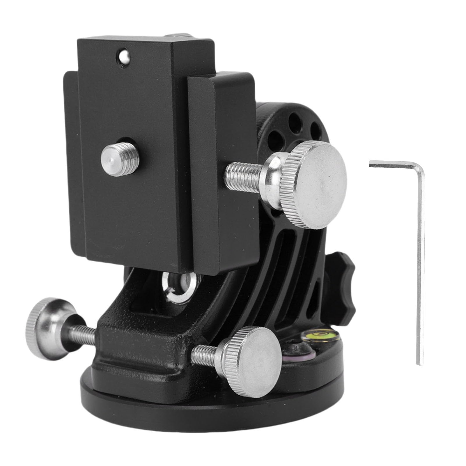Base de Ajuste de Latitud para Skywatcher Astron Base de Ajuste de Latitud para Telescopio Astronómico Skywatcher Montaje de 0 a 90 Grados con Rosca de 3/8 de Pulgada de de Skyw (Todo Negro)