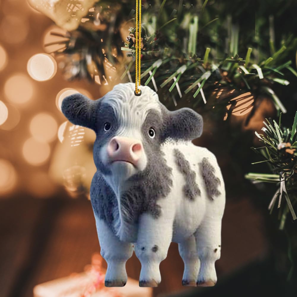 Ornamenti Di Mucca Per Albero - Ciondolo Albero A Forma Di
