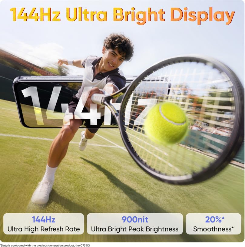 Image of realme C83 5G 4GB RAM, 128GB ROM, Dimensity 6300 Processor, 6.8-inch HD+ Display, 13MP Rear Camera, 7000mAh Battery, (Sprouting Green)