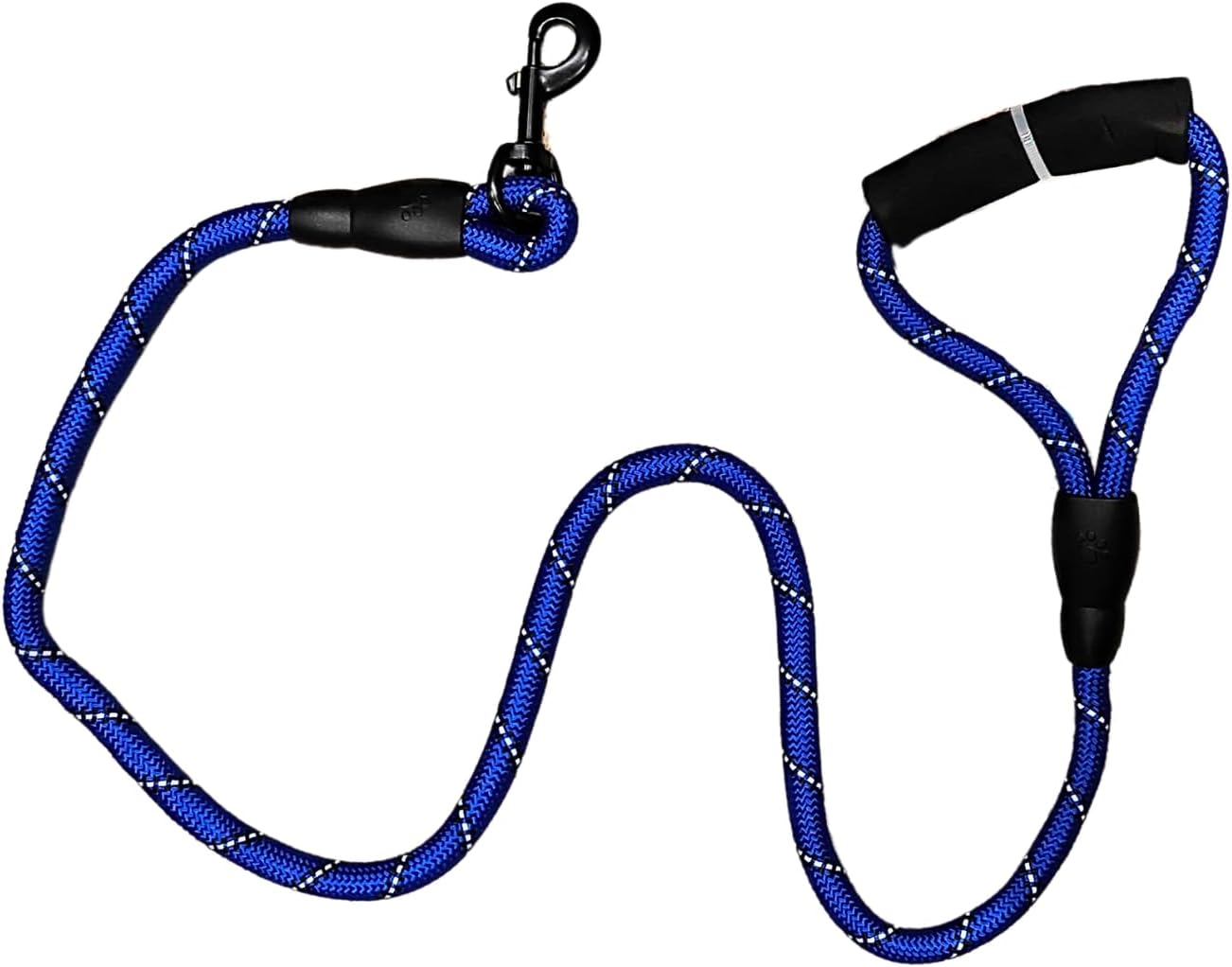 Reflective Adjustable Pet Leash for Dogs| Durable and Comfortable| Strong Nylon with Padded Handle| Straps Dogs Perfect for Harness and Neck Collar Belts ((D-Shape)
