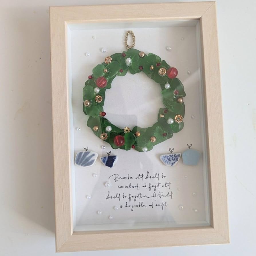 ★専用★ꫛꫀꪝ✧‧˚シーグラスアート クリスマス雑貨 インテリア WOL.S シーグラスアート クリスマス その他インテリア雑貨 WOL.S