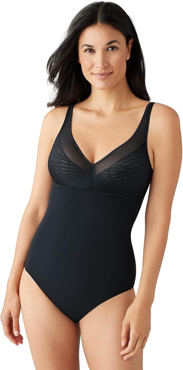 Womens Elevated Allure Wirefree Shaping Bodysuit