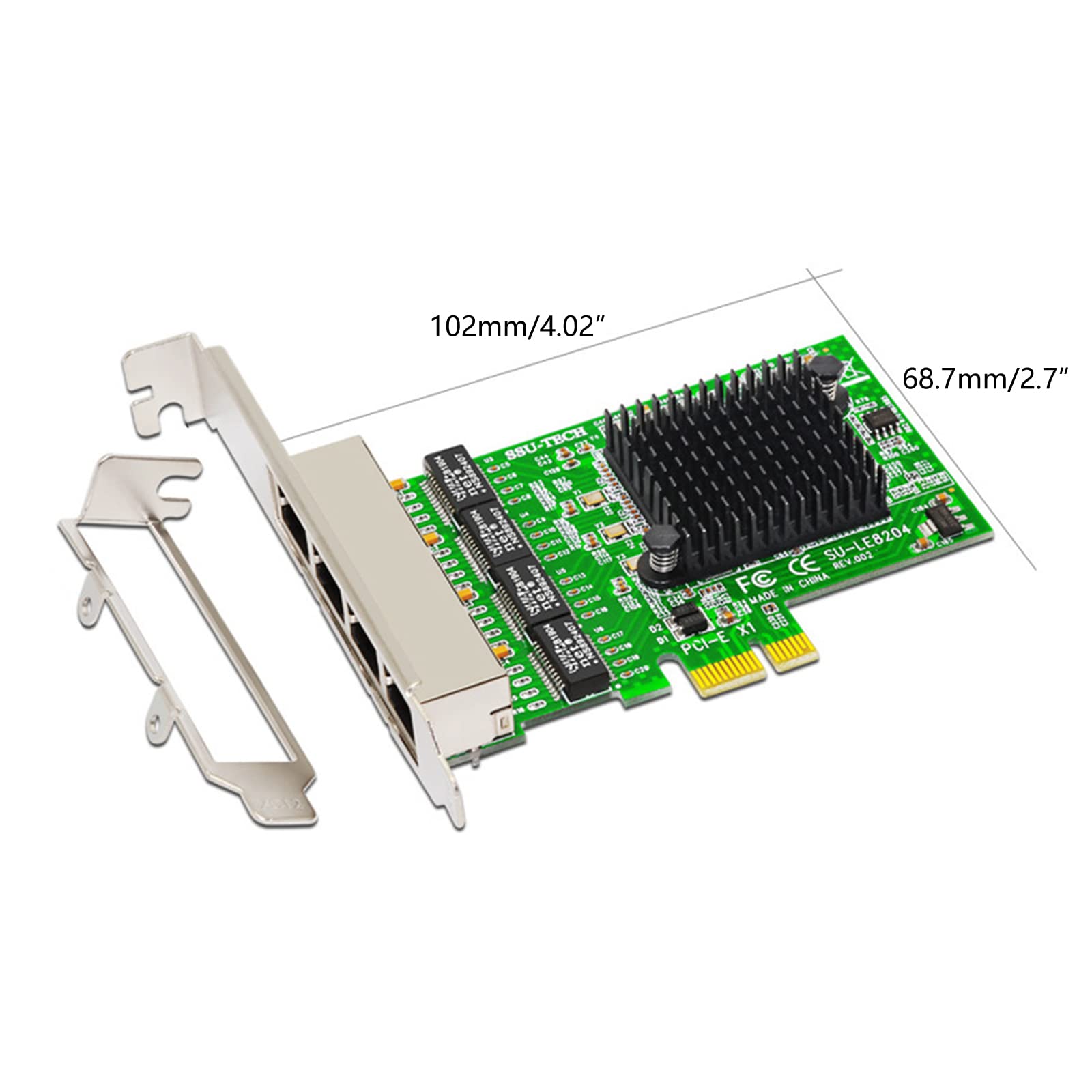 Scheda Di Rete Gigabit PCIe RTL8111G - 10/100/1000 Mbps Per PC Desktop E Server - Foto 9