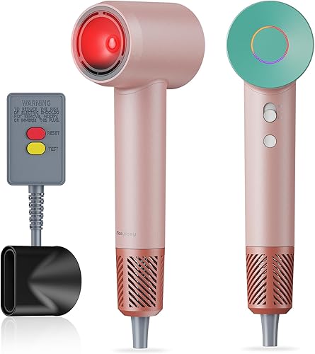 Secador de pelo, secador de pelo infrarrojo, secador de pelo para mujeres, secador de pelo iónico de alta velocidad y bajo ruido, secadora