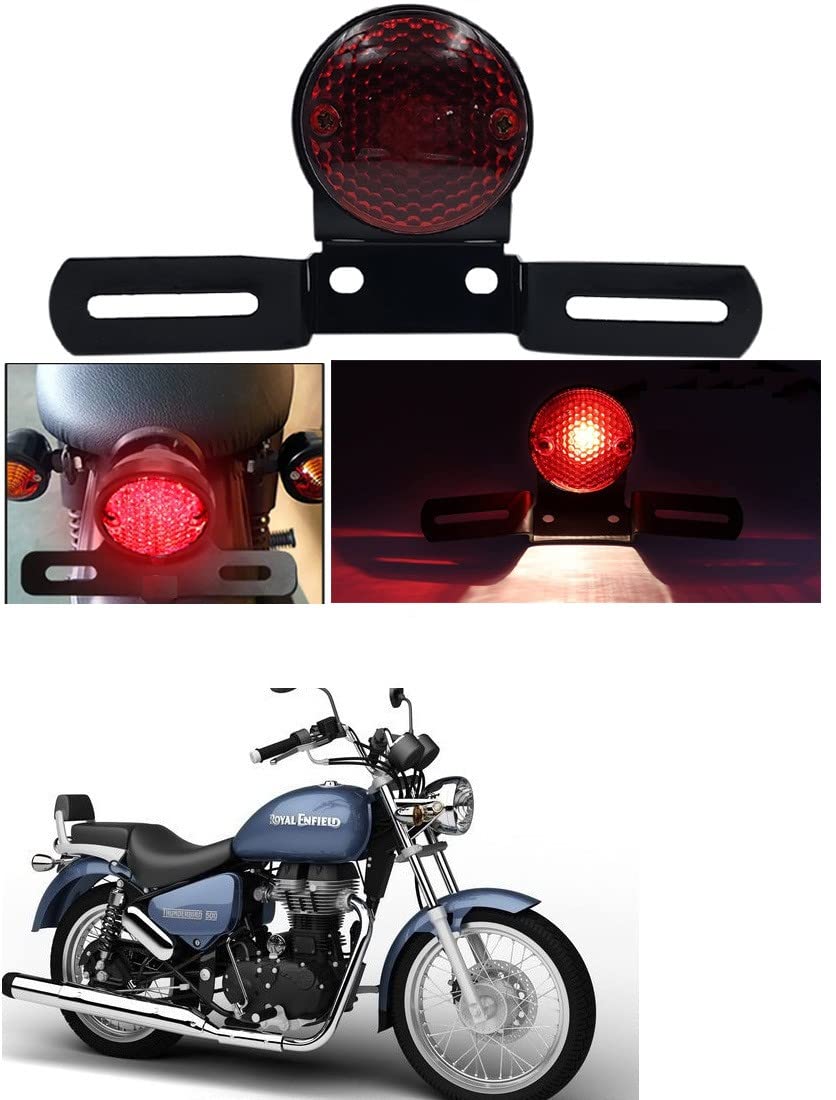 ZNEE SMART Brake Light Tail Light Stop Light LAMP Round Design Motorcycle for Royal Enfield Thunderbird 500
