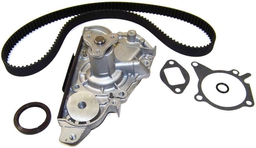 DNJ TBK490WP Timing Belt Kit with Water Pump for 1994-2005 Kia, Mazda Miata, MX-3, Protege 1.6L-1.8L L4 16V DOHC 1597cc
