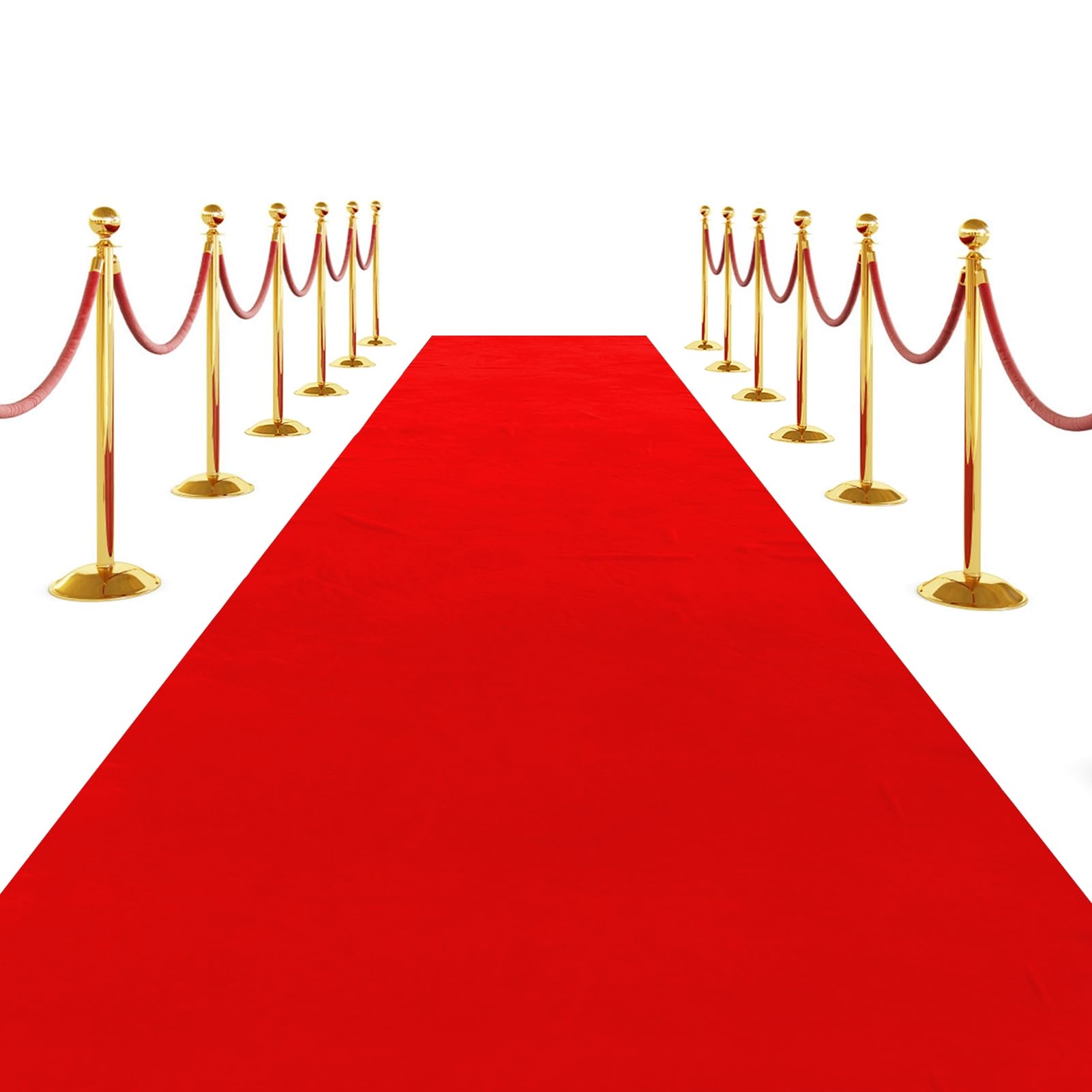 SK Studio Tapis de Passage Épaisseur 1 Bande pour Mariage Noël Thanksgiving Plein Air Fête Mariage Rouge 1 x 3 m