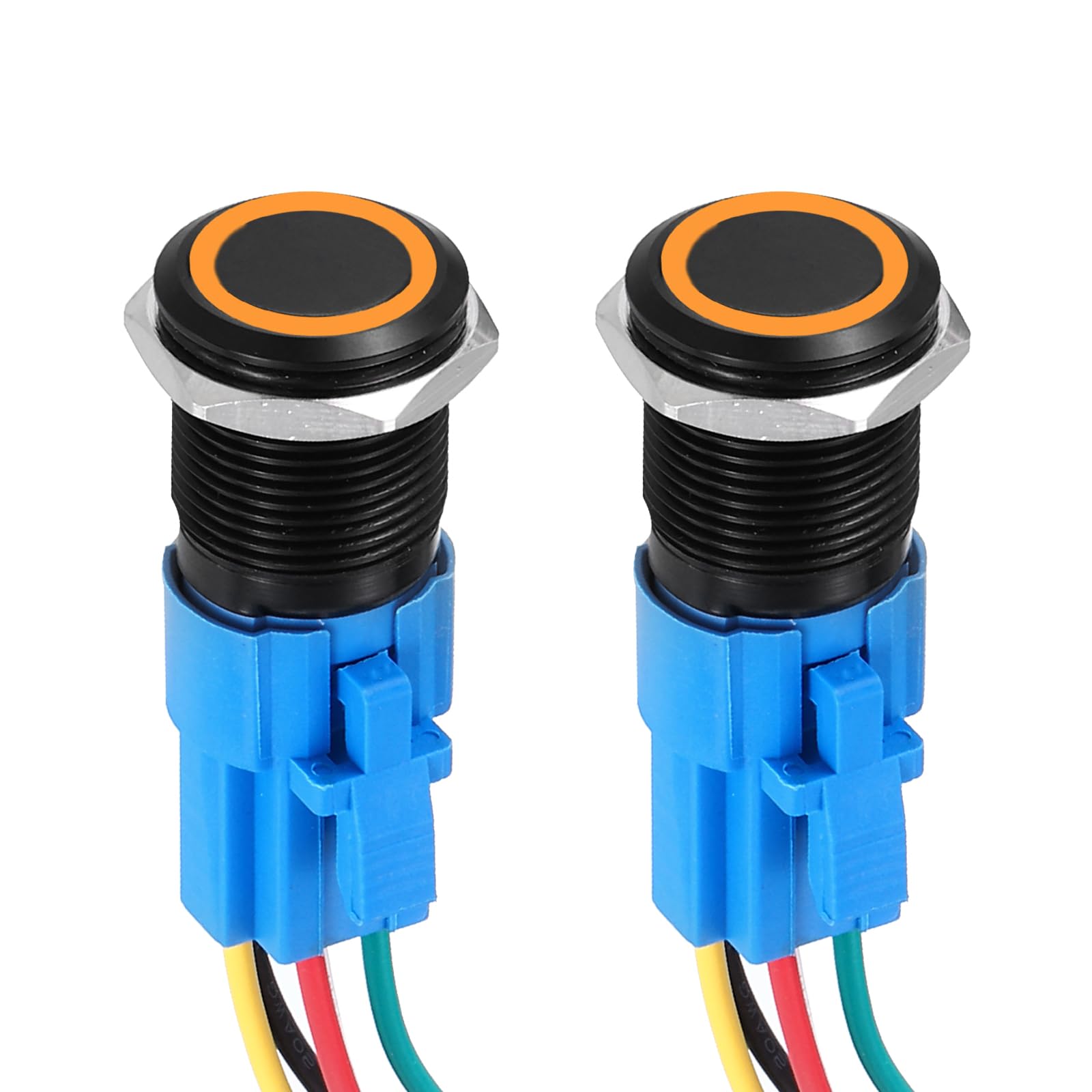 DMiotech 2 Pcs 16mm / 5/8" Push Button Switch