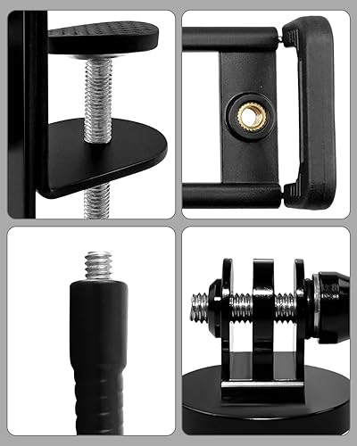 Miniatura 5 de Soporte para tablet compatible con iPad Switch Galaxy Tabs Kindle Otros dispositivos de 4.7 a 13.5 pulgadas, soporte flexible de cuello de cisne de