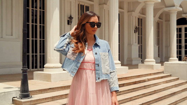 Korean Oversized Denim Jackets Womens Lightweight Denim