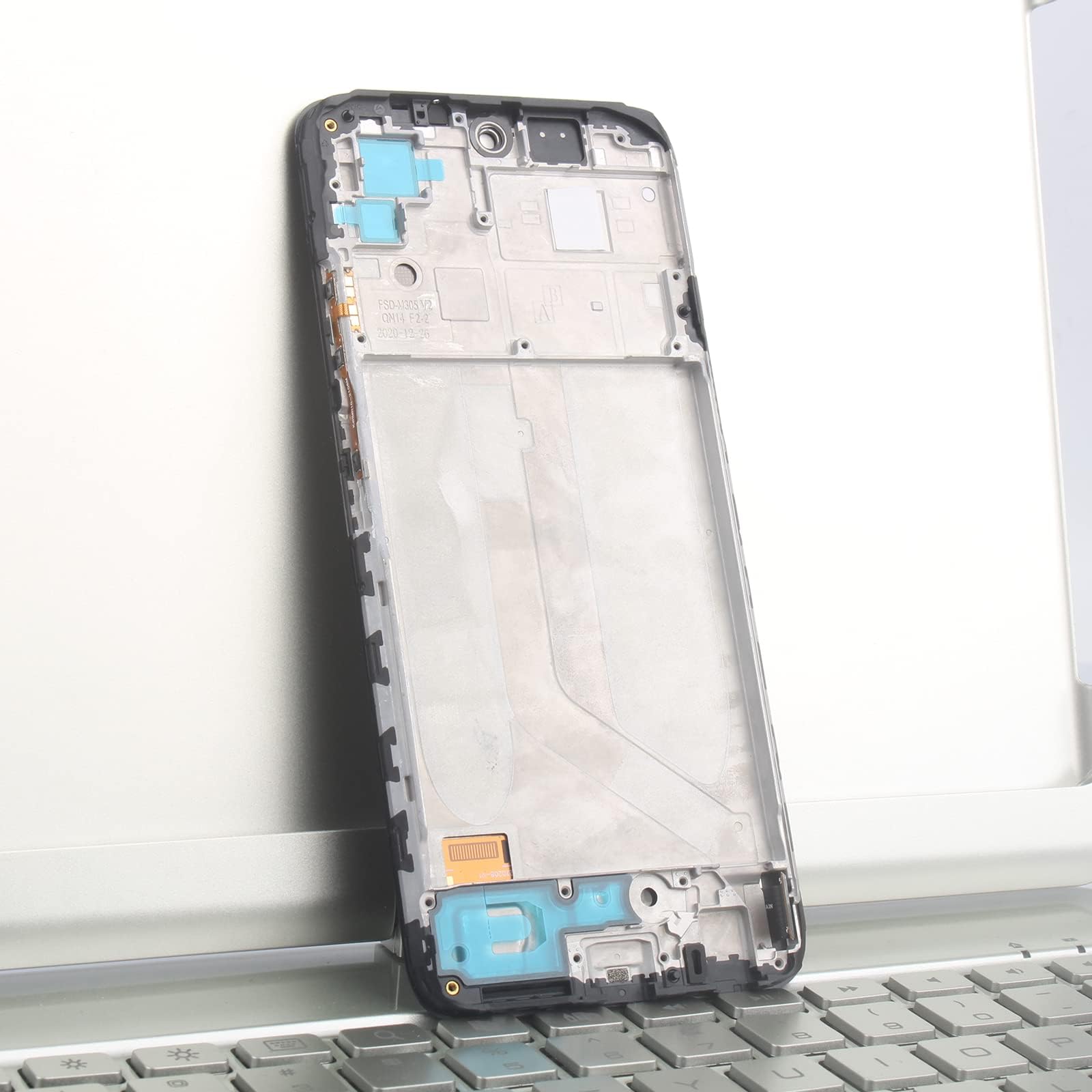6.43" Noir+Cadre Kit Écran LCD pour Xiaomi Redmi Note 10 Redmi Note 10s Écran Complet Tactile LCD Display de Rechange avec Film de Protection D'écran et Outils