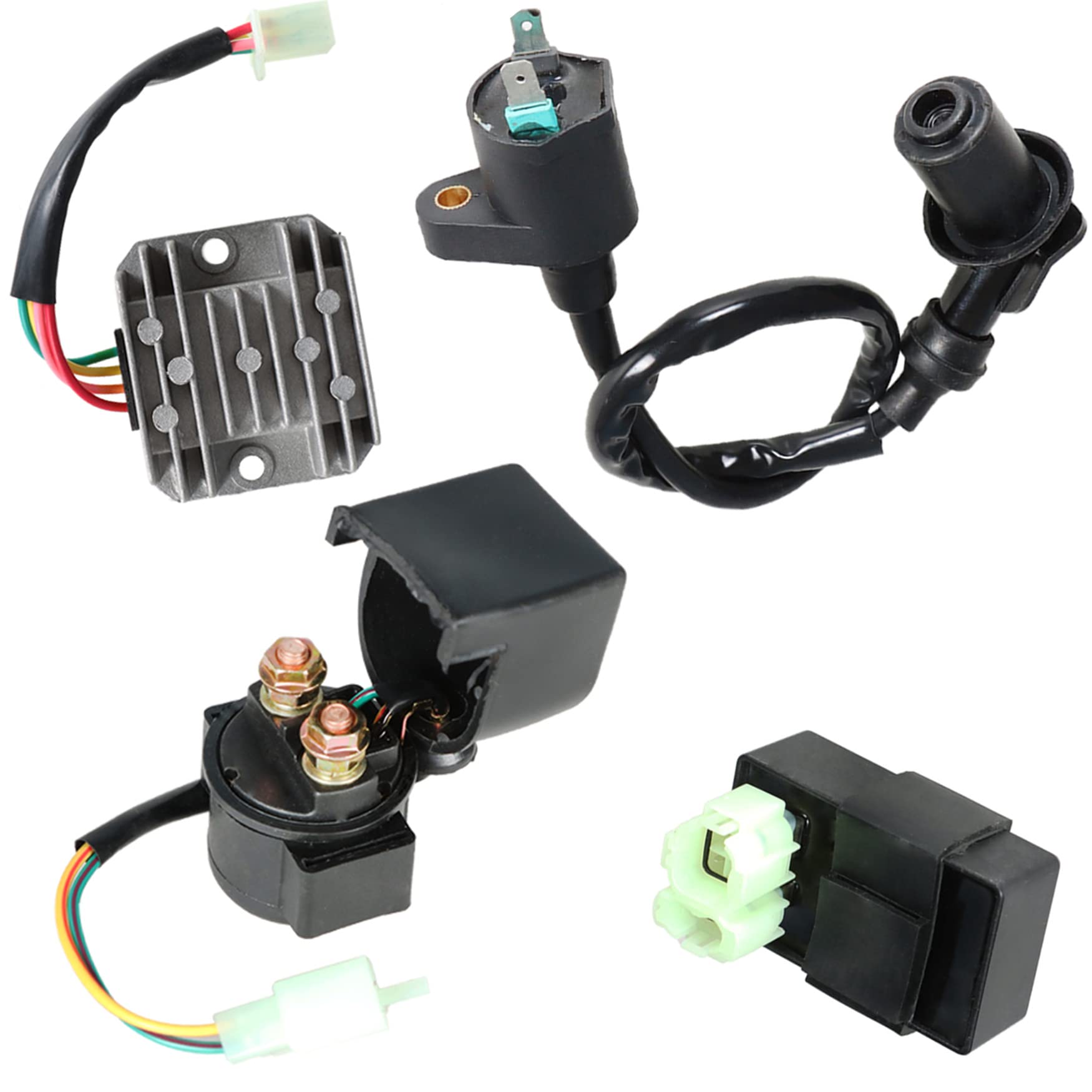 SIKUAI 4 Wire Ignition Key Switch Replacement #35100-HM5-671 For - Foto 12