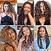 Deep Faux Locs Crochet Hair 14 Inch 8 Packs Goddess Locs Crochet Braids Soft Faux Crochet Braids with Curly Ends Pre Looped Deep Wavy Crochet Hair for Black Women (14 Inch, 1B)