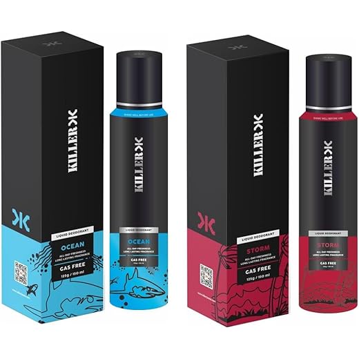 KILLER Ocean Deodorant 150ML Pack