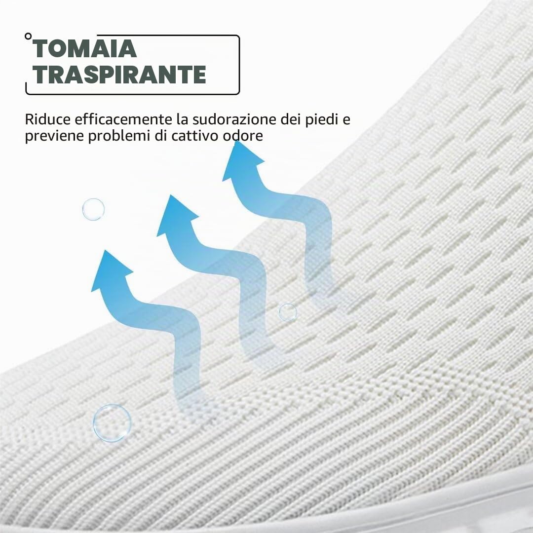 Oltyutc Mocassini da Uomo Slip on Sneaker Casual Scarpe da Running Corsa Scarpe Antinfortunistica Leggera Fitness Traspirante Camminata