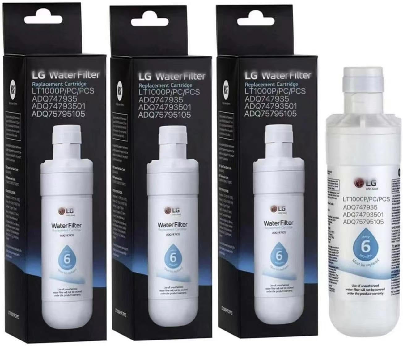 STRAY Replacement for LG LT1000P/PC/PCS Water FiIter