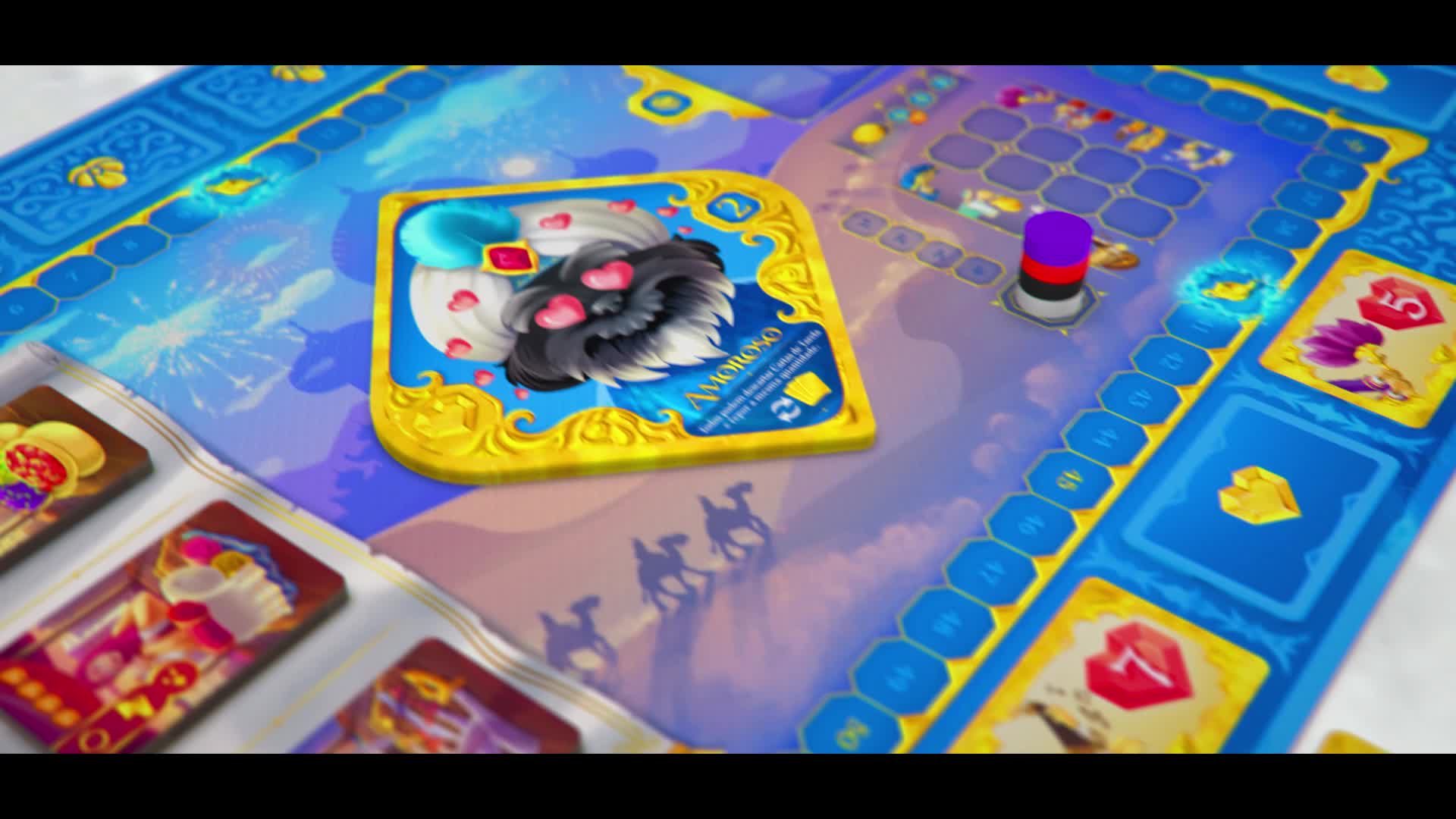Gamehives Os Desejos do Sultão Jogo de Tabuleiro para 1 a 4