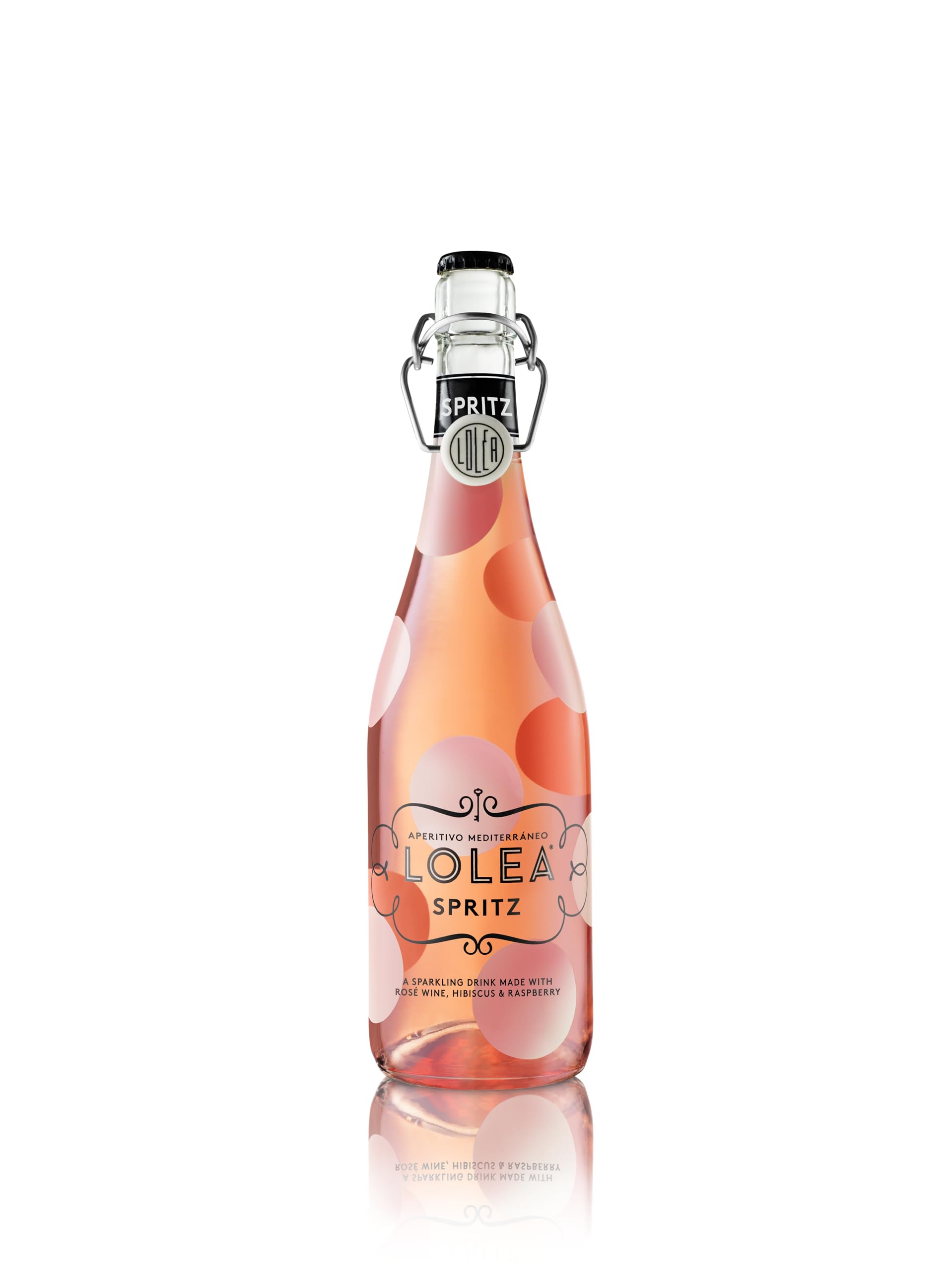 Lolea Spritz, Sangria aus Spanien, mediterrane Aperitif aus Grenache und Tempranillo wird mit Hibiskus und Ingwer verfeinert