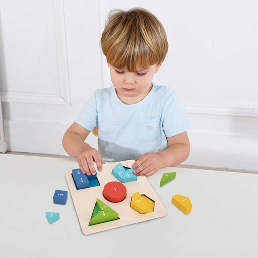 TOOKYLAND 6-in-1 Wooden Montessori Educational Toy Bundle