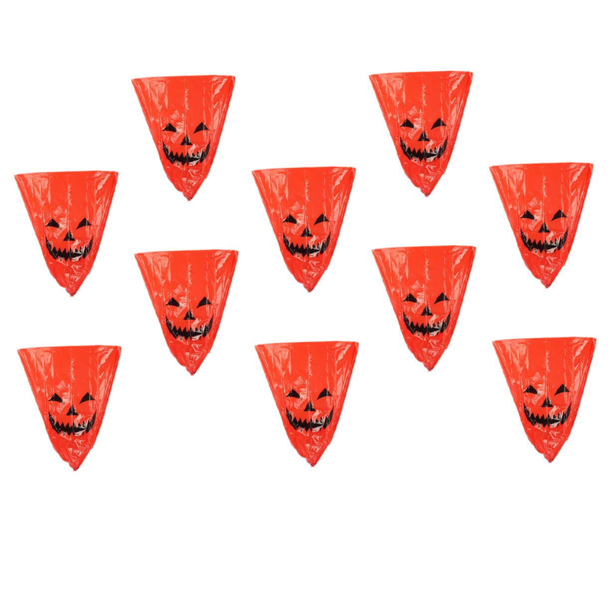 Yardwe 3 Sätze Weihnachts Mülls Äcke Aufbewahrungstaschen Für Den Garten Zusammenklappbar Halloween Klamotten Halloween Schmuck Beutel Mit Gefallenen Blättern Gartentasche 10 Stück * 3