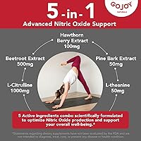 Vista 4 de Vegan Sugar Free Nitric Oxide Gummies with Beet Root, L-Citrulline, Hawthorn Berry, Pine Bark - Nitric Oxide Supplements for Men & Women (60 Count)