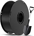 ANYCUBIC ABS Filament 1.75mm for 3D Printers, 3D Printing Materials Filament with High Success Rate, Heat Resistance 85°C, Tenacity and Deformation Resistance, Black 1kg