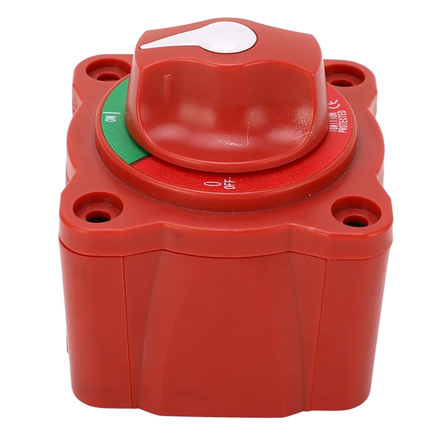 Boat Battery Fireproof Switch with Knob, Single Circuit On Off Control, 300A Continuous Rating, DC48V Voltage, for Marine and Gasoline Powered Boats