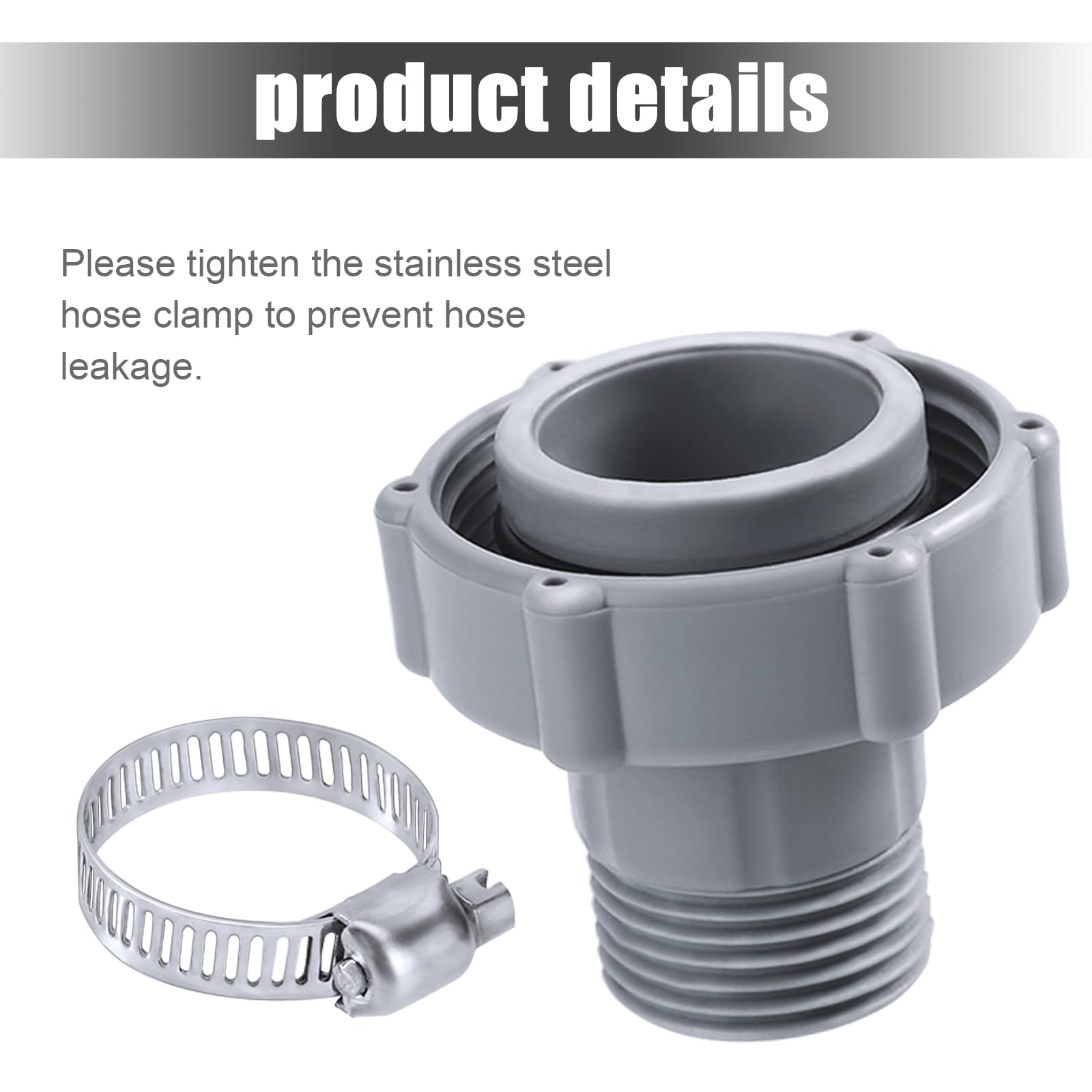 lasuroa 2pcs Swimming Pool Drain Fitting - Image 3