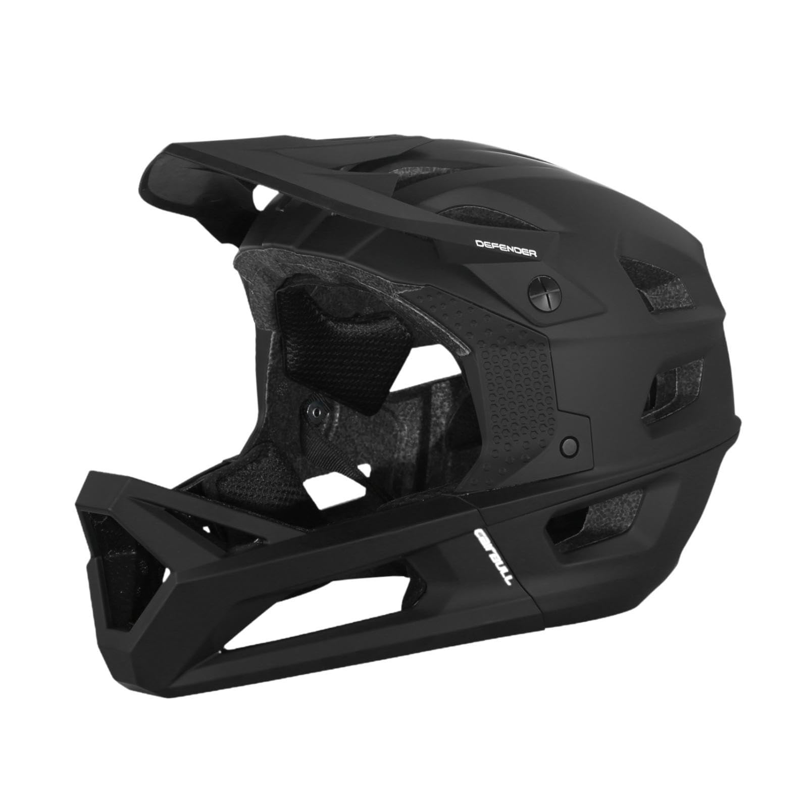 MERISHOPP Full Face for Men Women Lightweight Downhill Breathable Mountain Bike Helmet Black M| Lightweight Sports Helmet | Helmet Accessories-picture-17