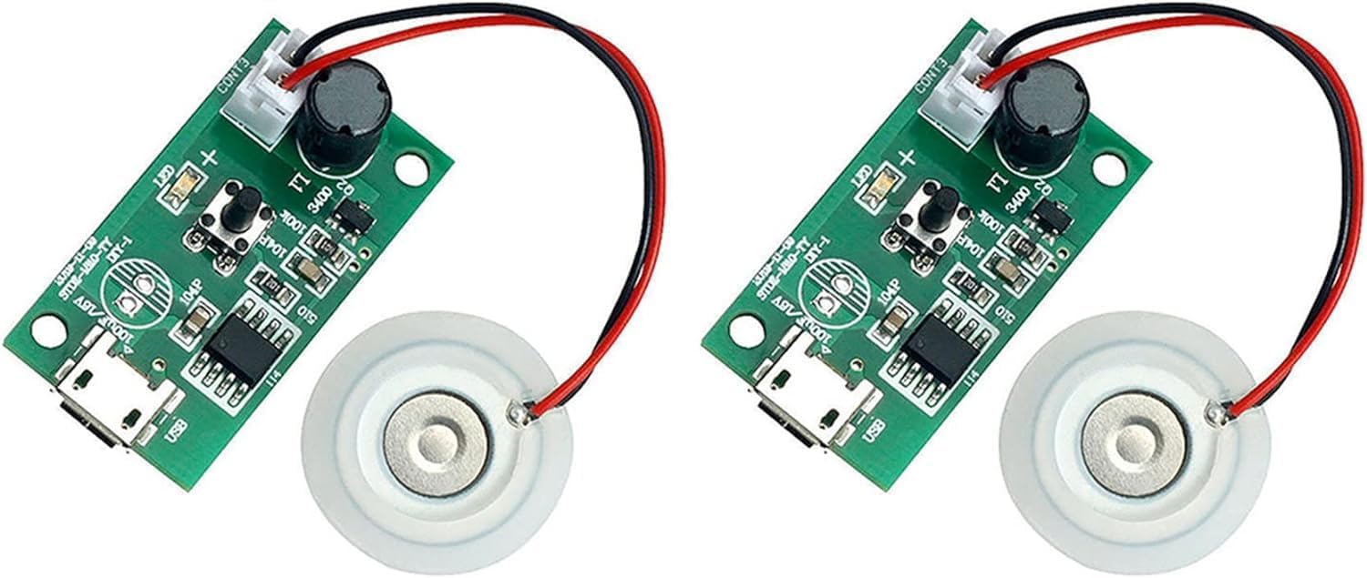 2 Items Ultrasonic Atomiser Transducer Atomiser Movie Plate Equipment Air Rubber Seal Humidifier