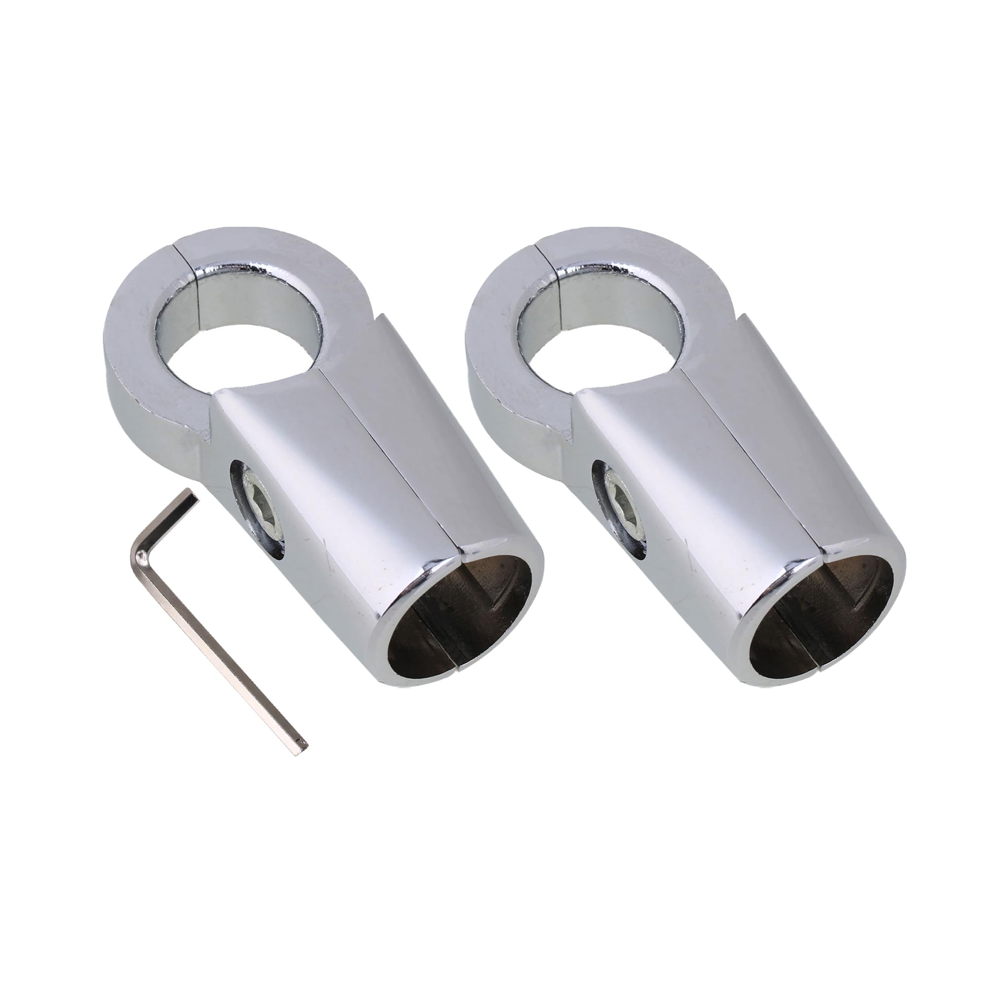 Collier de serrage aluminium 3 voies pour structure et verrière 25mm