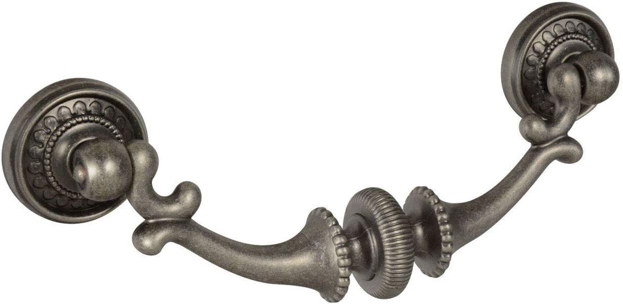 CKP Brand #9024 Conquest Collection Furniture Bail Pull, Antique Pewter - 10 Pack