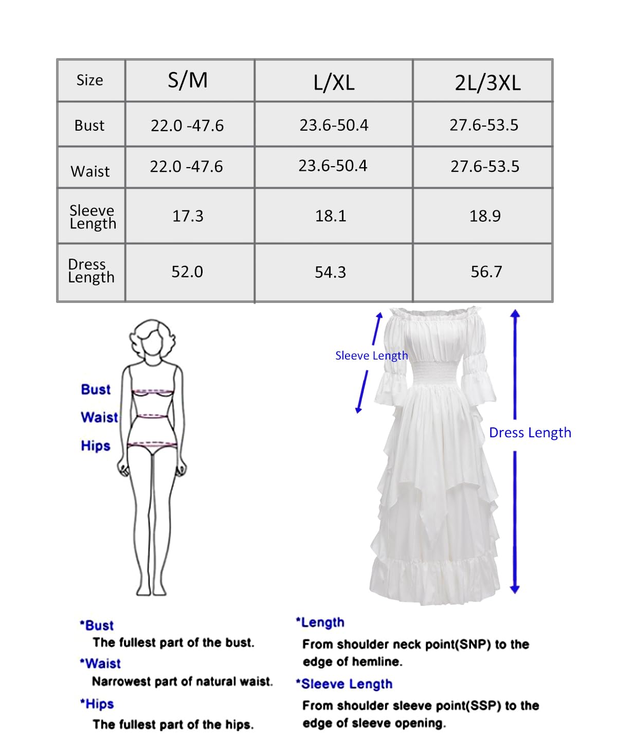 PLWEDDING Vestido de bruja gótico medieval renacentista para mujer, estilo victoriano