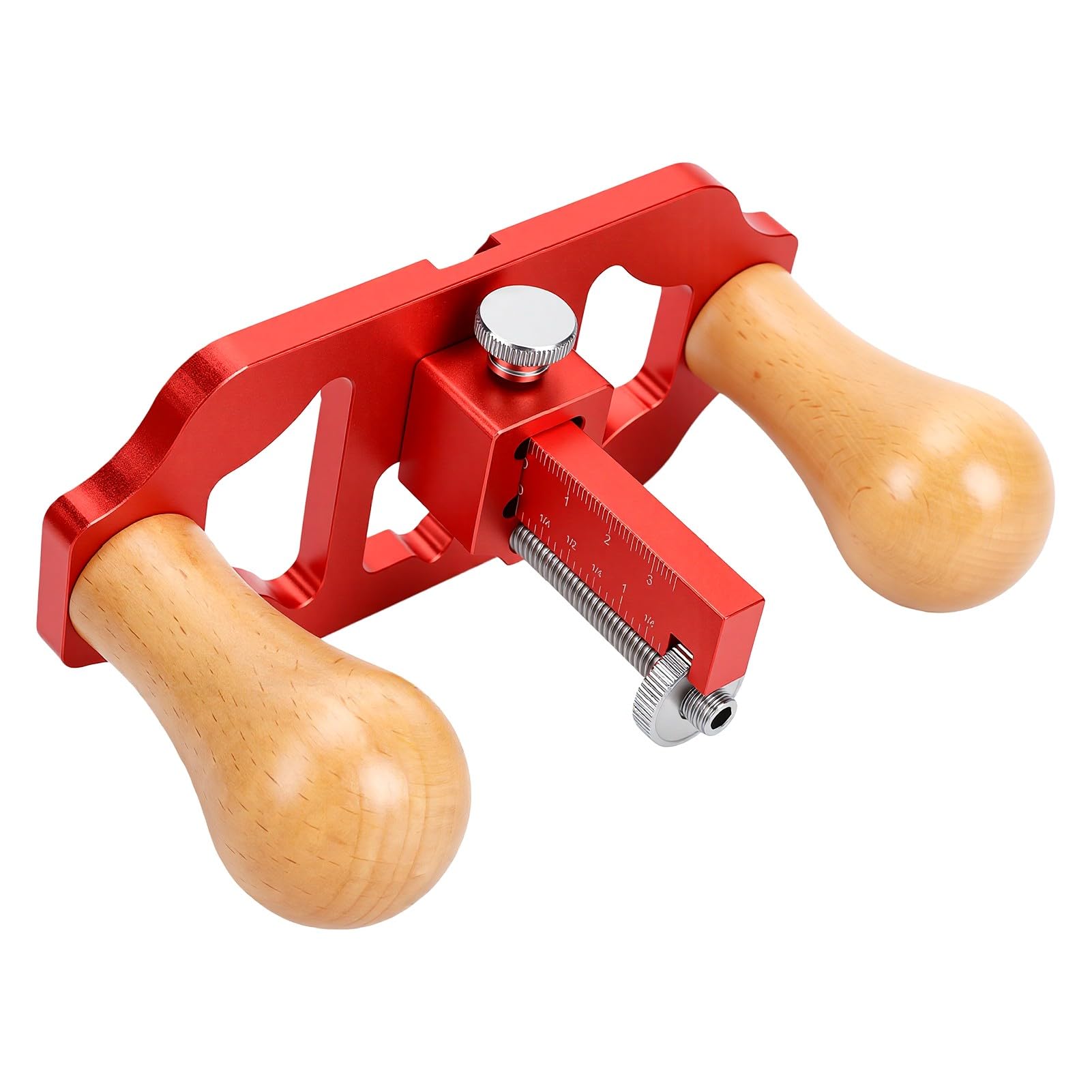 Generic Pialla per Fresatura Portatile per la Lavorazione del Legno, Piallatrice per Legno a Doppia Impugnatura con profondità Regolabile, Pialla a Mano per la Messa a Punto di Scanalature di Taglio