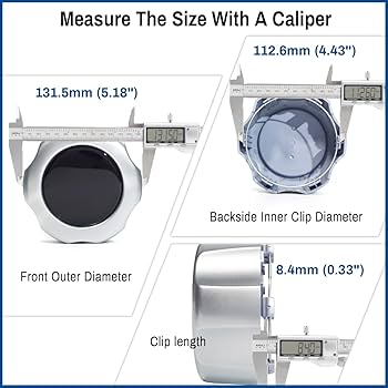 ぱん Hardcore Offroad Silver Wheel Center Cap CAP-HC24/25(BRU