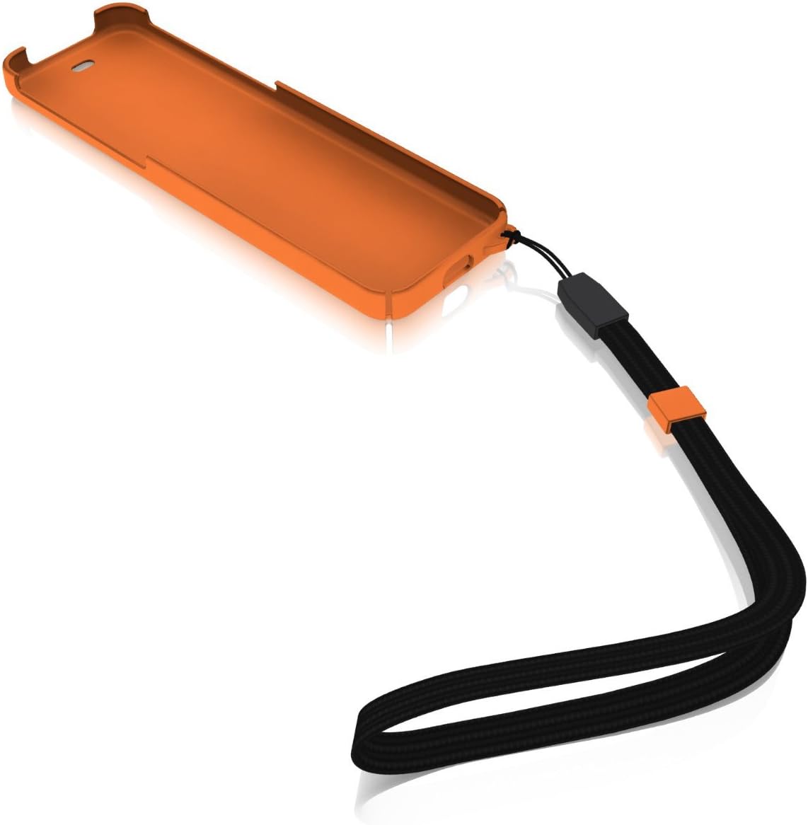 Orange NeoFit Case - A Protective Case with Wrist Strap for The V4 Apple TV Remote (NOT The Latest V5)