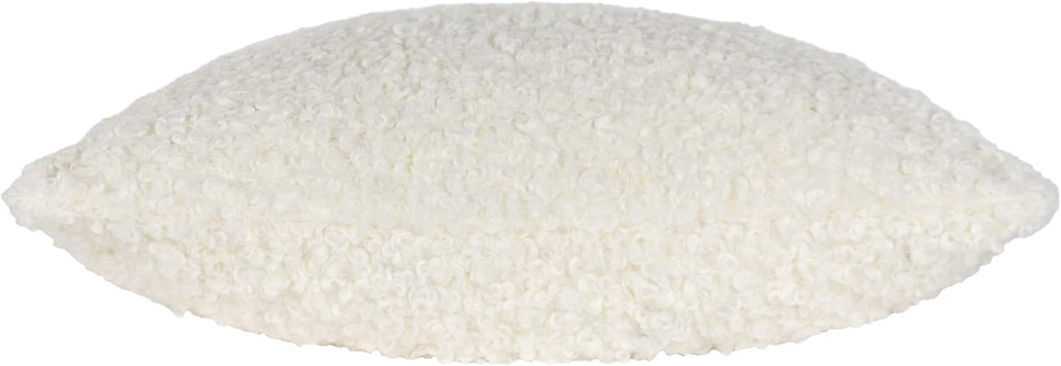 Yard Cabu Cushion Cover - Textured Cushion Cover in Soft Scandinavian Thick Boucle Fabric (Écru - 45x45cm)