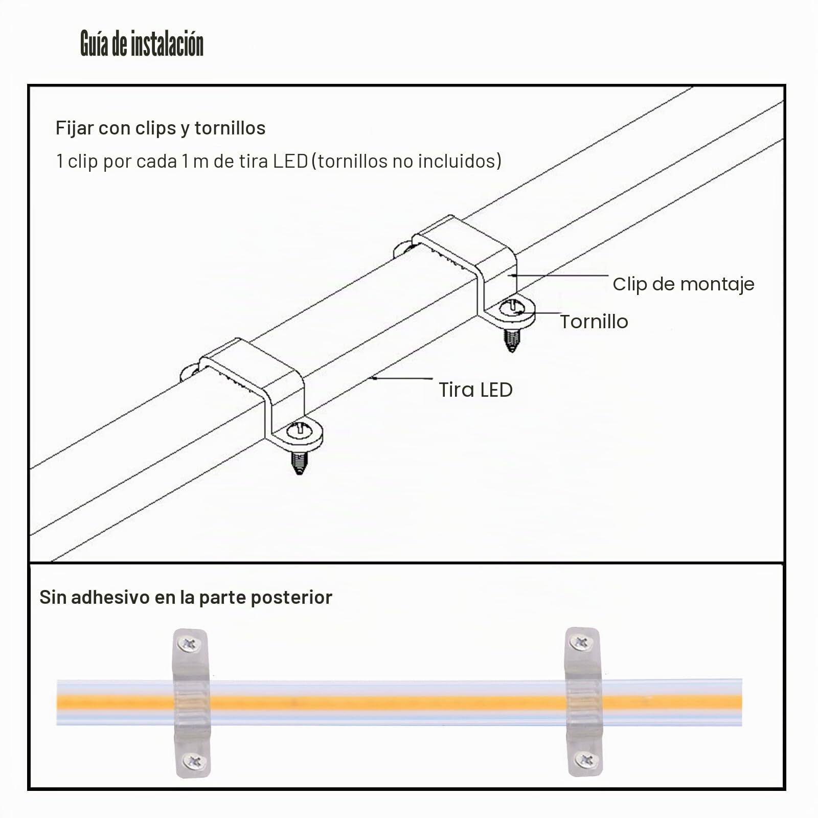 XUNATA Tira de LED COB 220V, Alto brillo 360 LED/m, IP65 Impermeable, Cada Corte de 50 cm, Luz de Cuerda Flexible (Blanco Frio, 50m)