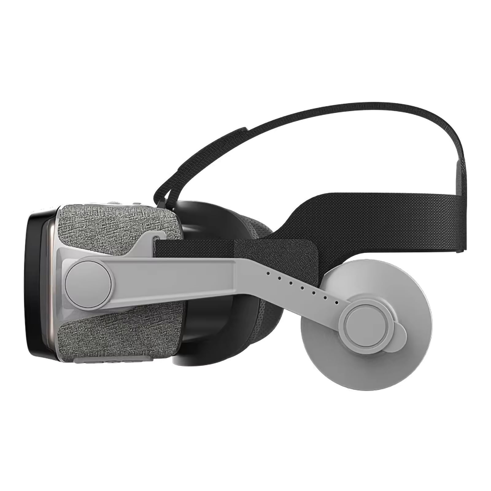 Visore VR 3D con Joystick Wireless, Regolazione della miopia (Fino a 600°), Compatibile con Smartphone da 4,0-6,7 Pollici per Un'Esperienza di Gioco e Film immersiva,Black