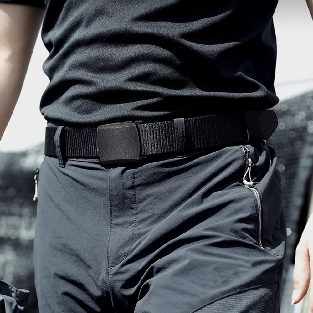 Automatyczna klamra pas nylonowy męski wojskowy pas taktyczny męskie wojskowe paski płócienne Cummerbunds dla kobiety prezenty, czarny niebieski, 125cm