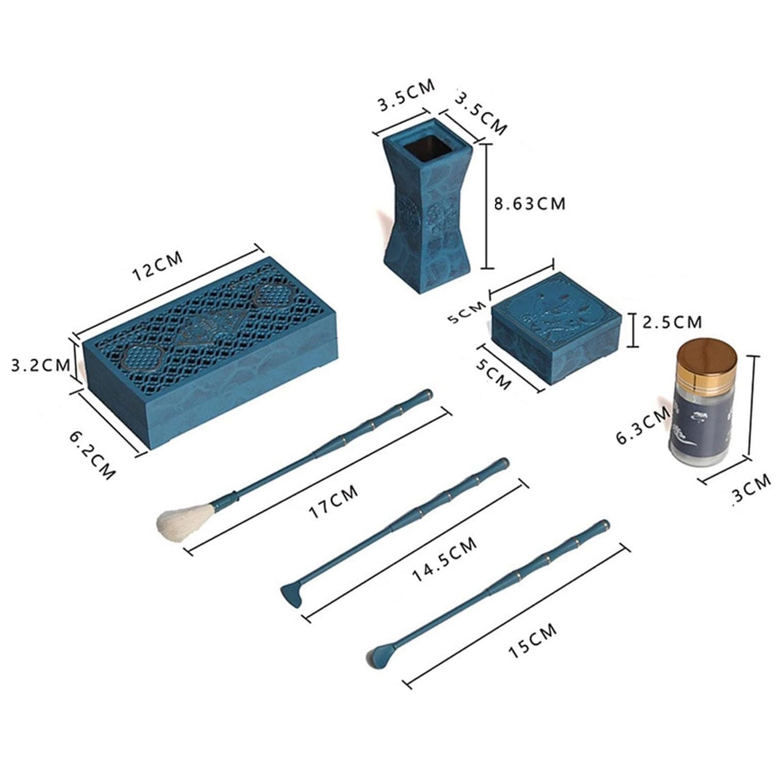 Kit per la creazione di incenso con bruciatore in ottone, strumenti fai da te per profumare la casa, aromaterapia, relax e profumazione artigianale