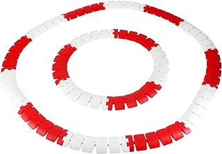 Abendor New 120 Pcs Drift Field Fence Drift Track for 1/28 Wltoys K979 K999 Mini-Z Mini-D Rc Car,Soft Silicone Durable Anti-Scratch Drift Runway Racetrack Decorative Accessories (120 Pcs)