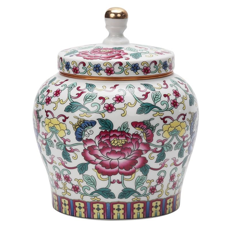 Zestaw do herbaty Niebiesko-białe puszki herbaty w pełnym kolorze, ceramiczne odporne na wilgoć zamknięte puszki, herbata domowa w stylu chińskim, czarna herbata, biała herbata, luźna herbata, puszki