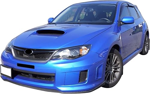 Miniatura 7 de IKON MOTORSPORTS - Borde compatible con 2011 - 2014 - Subaru Impreza WRX & STI, V-Limited estilo PP acabado de borde delantero bajo el alerón 2012