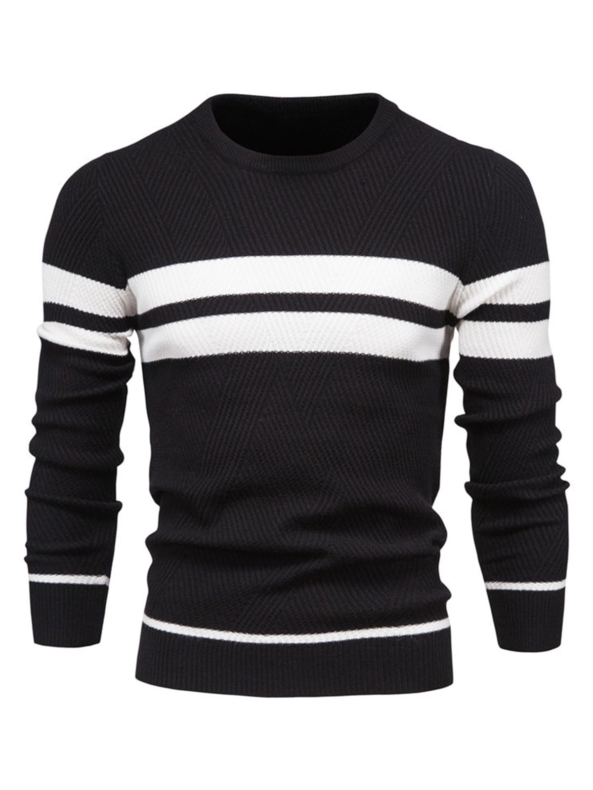Pull homme décontracté en maille douce de qualité supérieure - 7