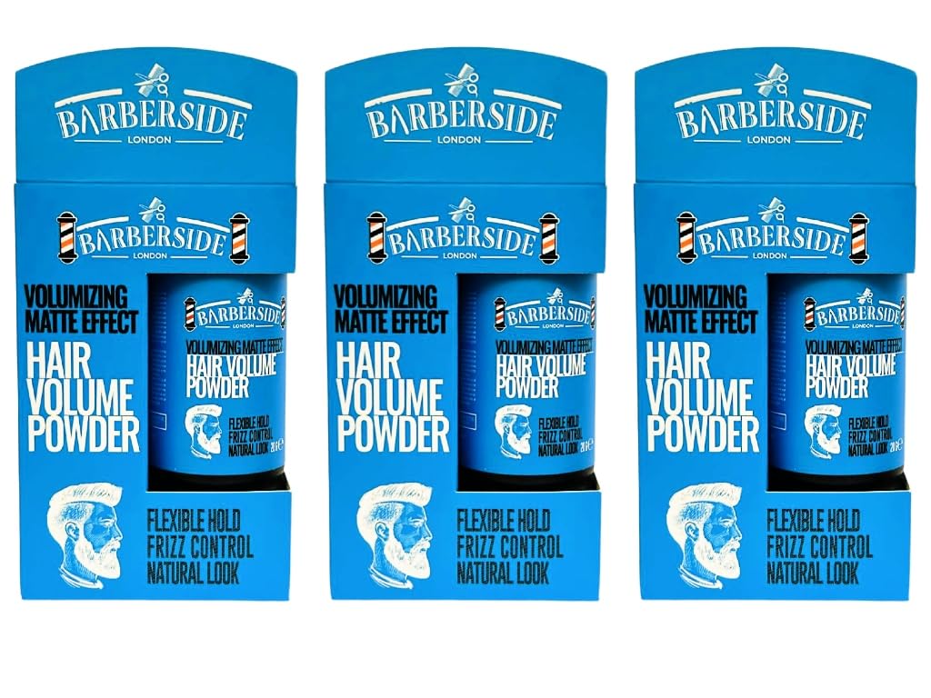 ICAN London Hair Volume Powder, Matte Effect, Flexible Hold, Natural Look, 20g, Pack of 3, White, 20 g (Pack of 3)